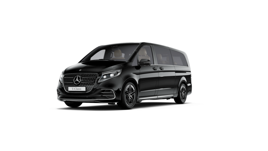 Mercedes Classe V – van spacieux avec chauffeur privé pour transferts d’aéroport ou événements